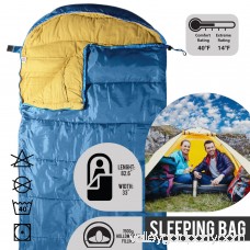 3 Season - Sleeping Bag For Hiking Camping & Outdoor Activities - Compression Bag Included 566603216